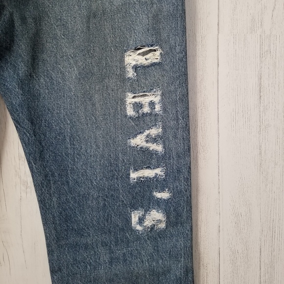 NWT Levi's 501® Original Fit Selvedge Crop 28 x 28 - Picture 5 of 6